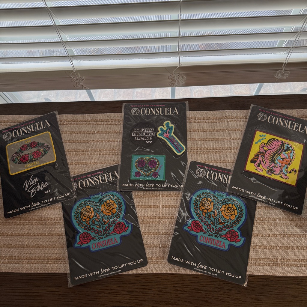 Consuela Embroidered Patch Collection